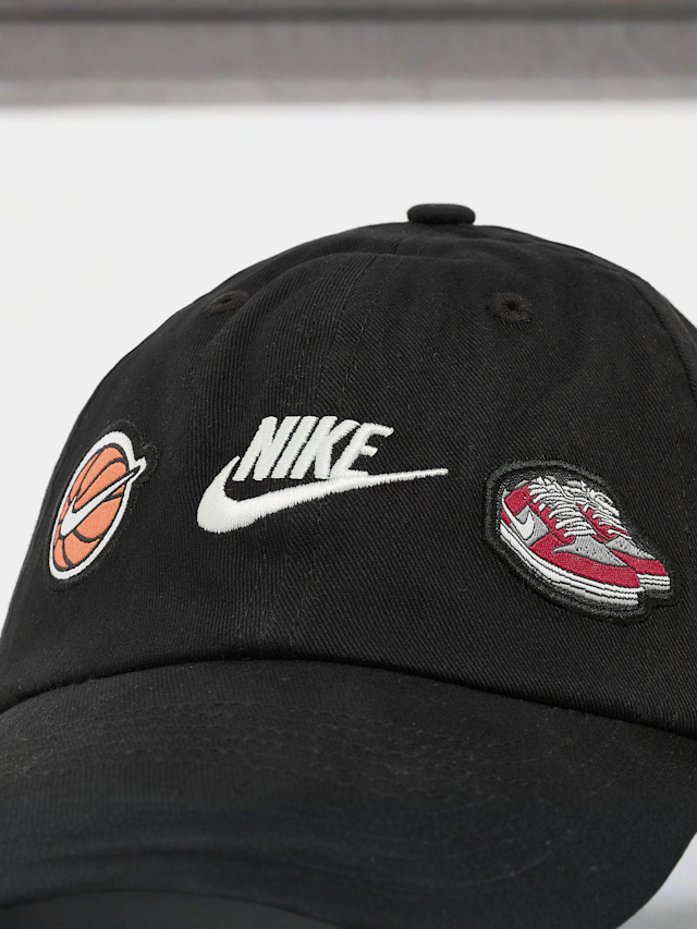 Nike, Statement Patch Club Cap, black, Image 4 of 4
