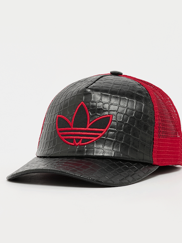 adidas Originals, Croco Trucker Cap, black, Image 1 of 4