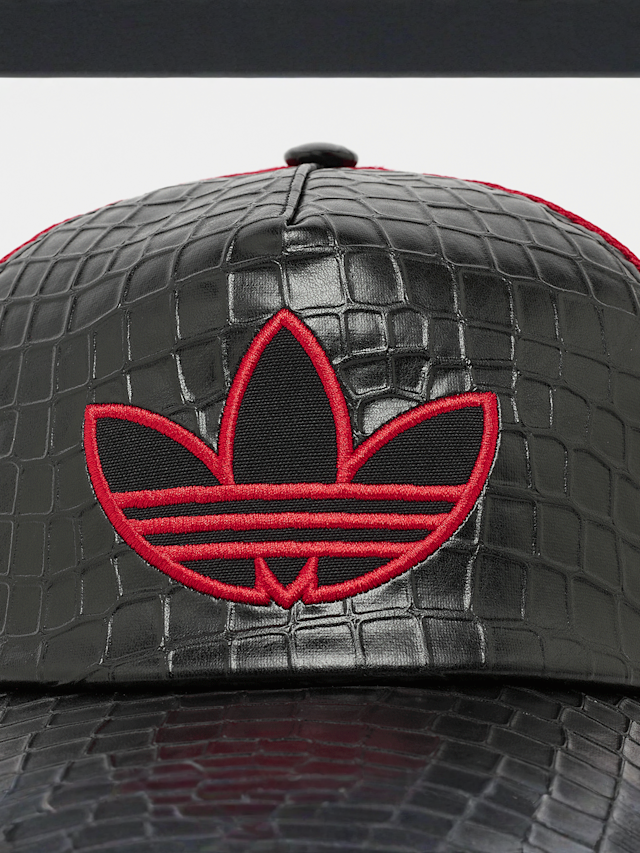 adidas Originals, Croco Trucker Cap, black, Image 4 of 4