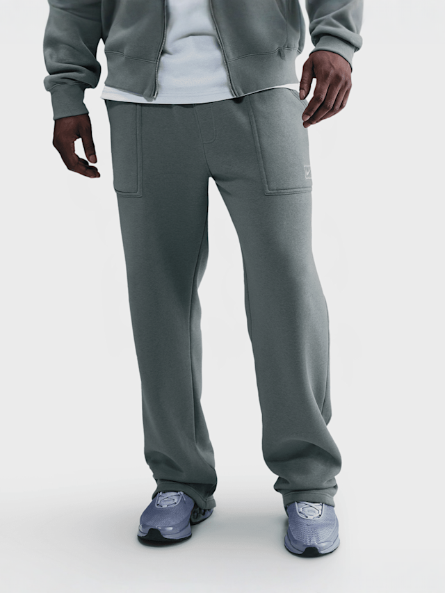 Nike, Sportswear Open-Hem Fleece Pants, szary, Obraz 1 z 5