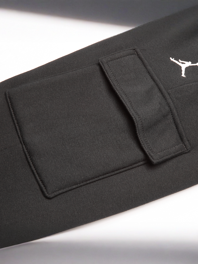 Jordan, Brooklyn Essential Fleece Cargo Pant, black, Image 5 of 6