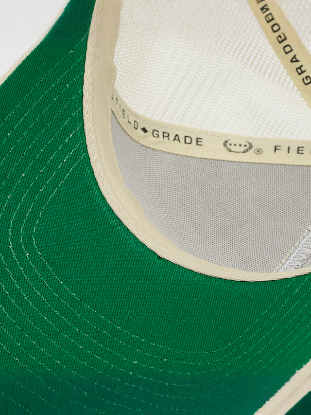 Field Grade, Respectfully Twill Mesh Trucker, beige, Image 3 of 4