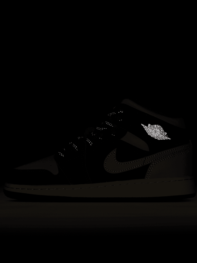 Jordan, Air Jordan 1 Mid SE (GS), black, Image 9 of 9