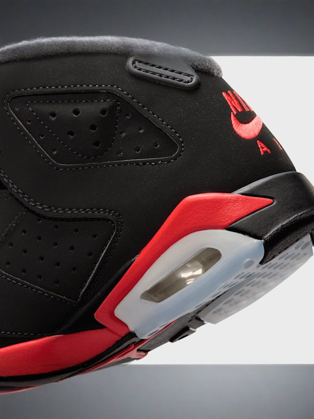 Jordan, Air Jordan 6 Retro "Infrared Salesman" (GS), black, Image 8 of 9