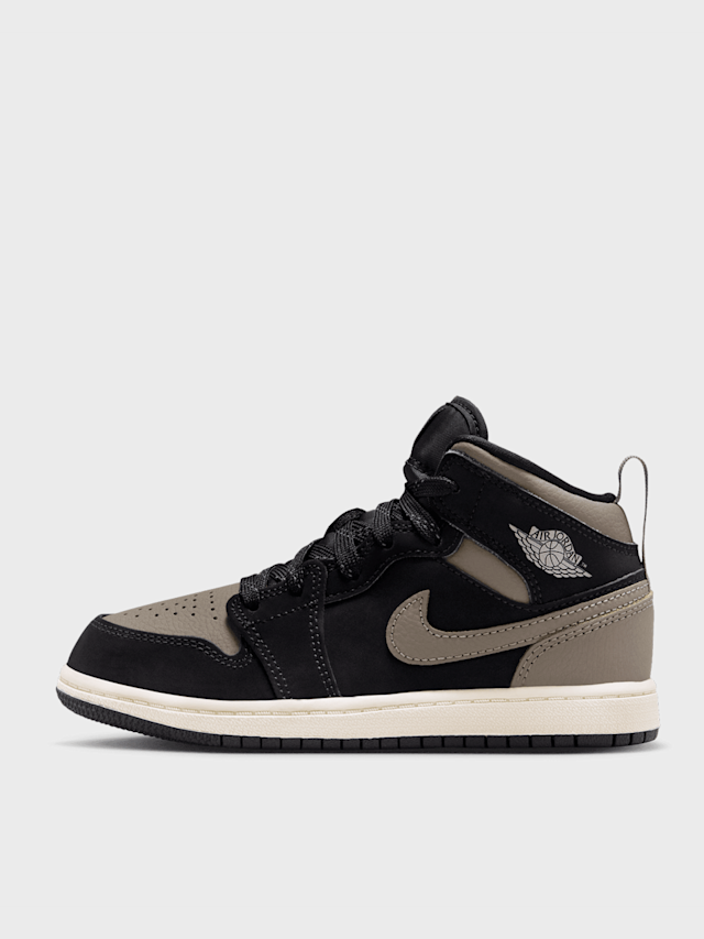 Jordan, Air Jordan 1 Mid Children, black, Image 1 of 8