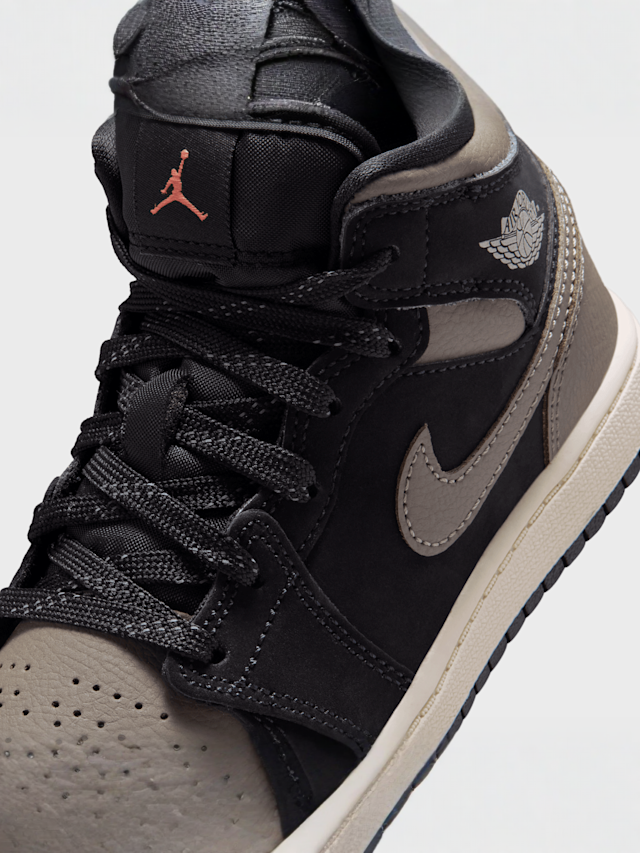 Jordan, Air Jordan 1 Mid Children, black, Image 7 of 8