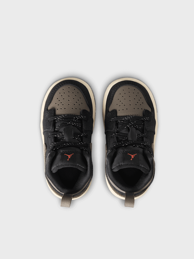 Jordan, Air Jordan 1 Mid Toddlers, black, Image 6 of 7