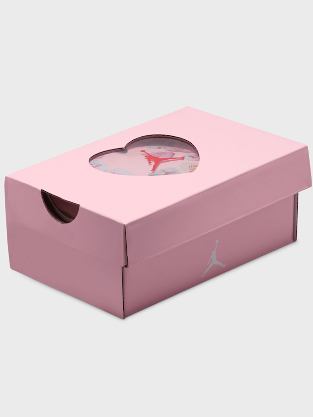 Jordan, Air Jordan 4 Retro “Valentine's Day” Toddlers, white, Image 8 of 9
