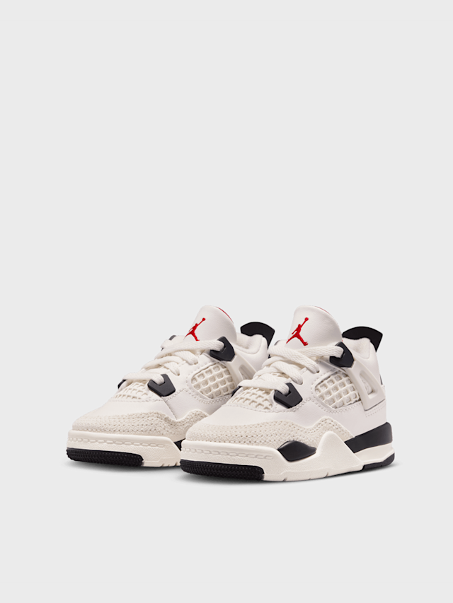 Jordan, Air Jordan 4 Retro OG Flight Club Toddlers, beige, Image 3 of 9
