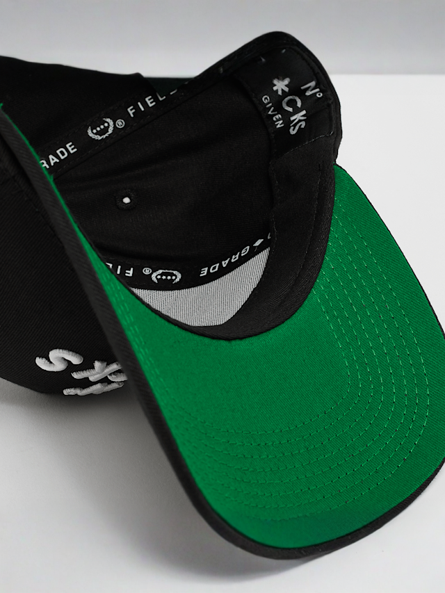 Field Grade, No F*cks Given Twill Trucker, zwart, Afbeelding 3 van 4