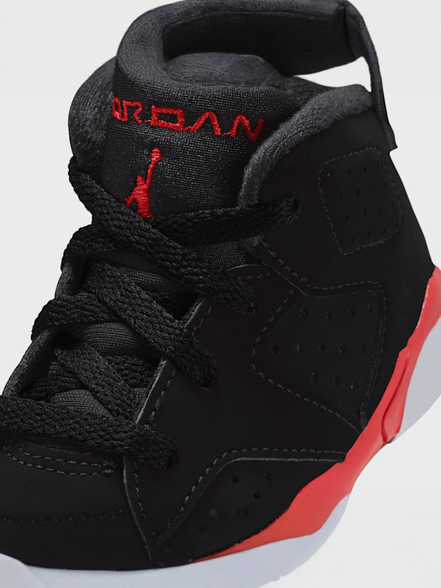 Jordan, Air Jordan 6 Retro "Infrared Salesman" Toddlers, black, Image 7 of 8
