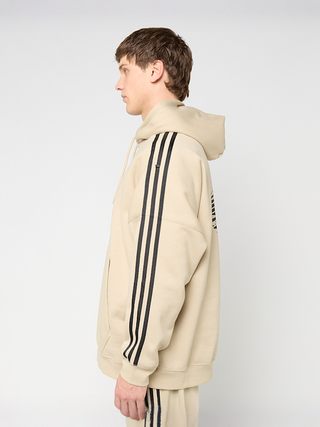 adidas Originals, Loose Graphic Hoody, beige, Image 4 of 7