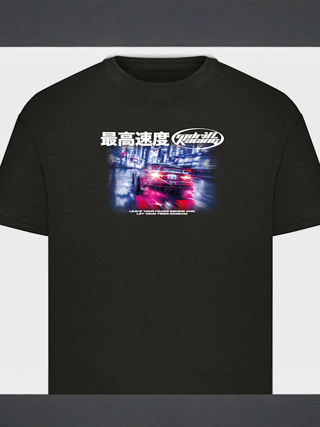 Mister Tee - Kids, Drift Racing Tee, black, Image 3 of 3