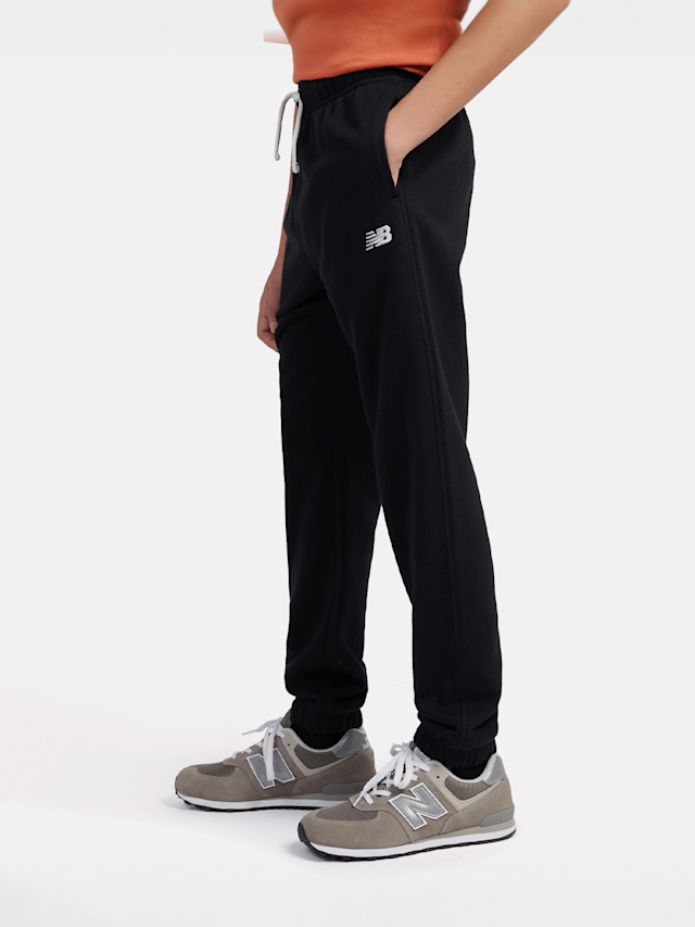 New Balance, French Terry Small Logo Jogger, black, Image 1 of 4