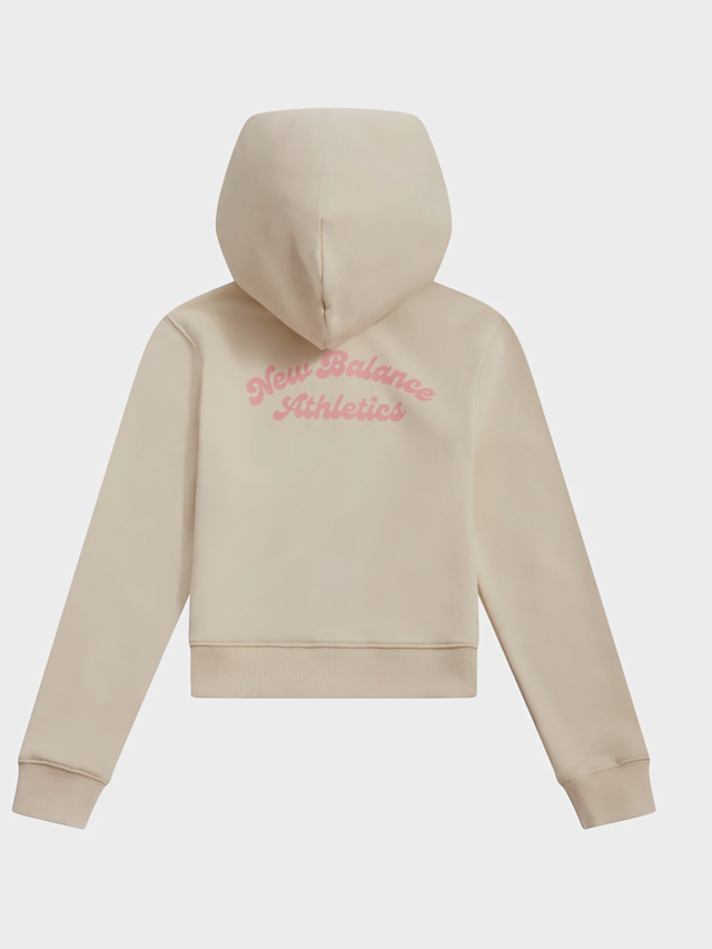 New Balance, Athletics Arch French Terry Hoodie, beige, Image 2 of 4