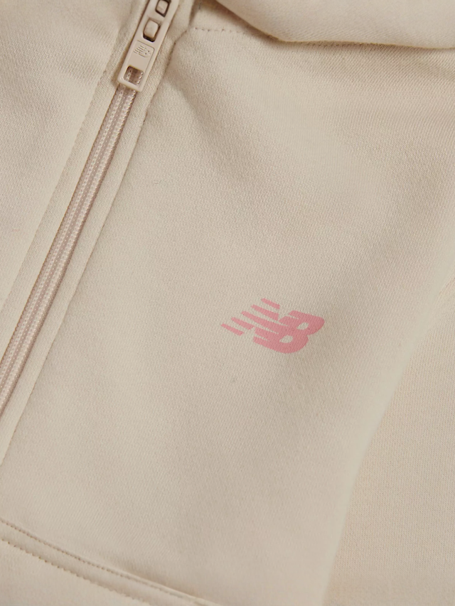 New Balance, Athletics Arch French Terry Hoodie, beige, Image 3 of 4