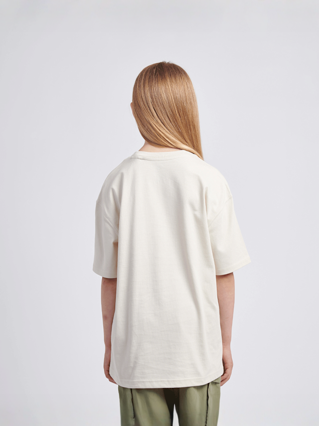 New Balance, Jersey Small Logo Tee, beige, Image 3 of 5