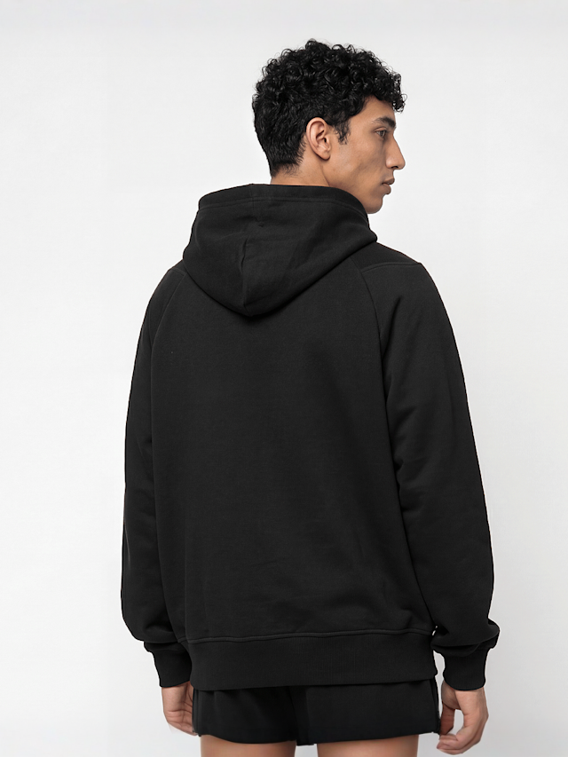 Umbro, ICONIC HOODIE black/chili pepper, black, Image 2 of 4