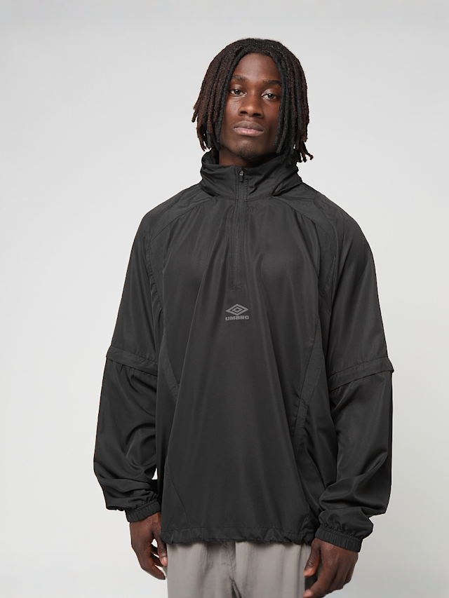 Umbro, Zip Off Sleeve Wind Jacket, black, Image 2 of 7