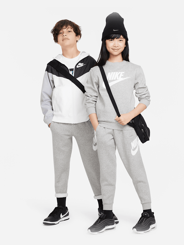 Nike, Club Fleece Joggers, grey, Image 6 of 6