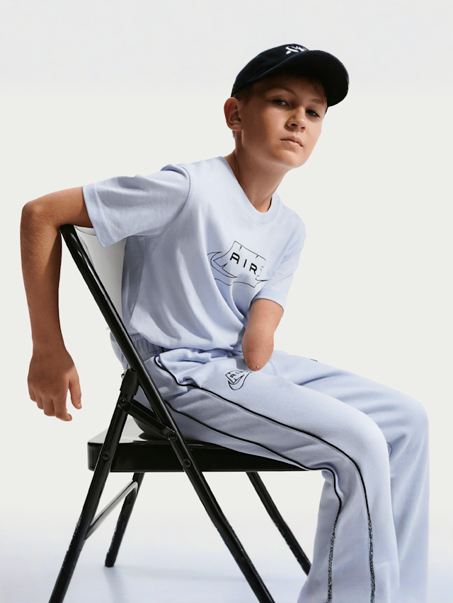 Nike, Air Fleece Jogger, blue, Image 5 of 5