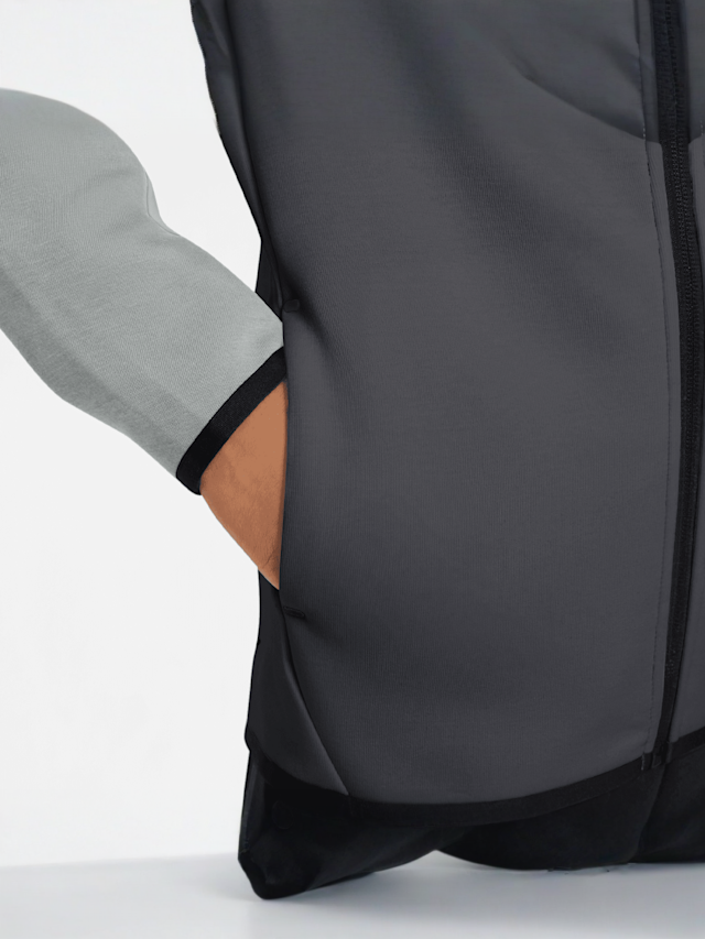 Nike, Sportswear Tech Fleece Full Zip, grijs, Afbeelding 3 van 3