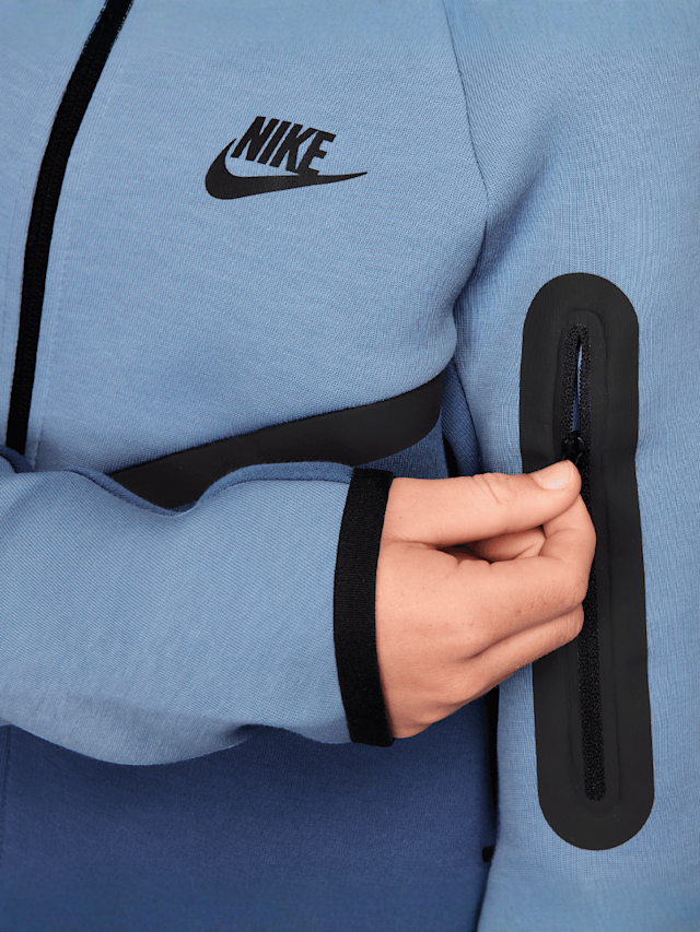 Nike, Sportswear Tech Fleece Full Zip, blue, Image 3 of 3