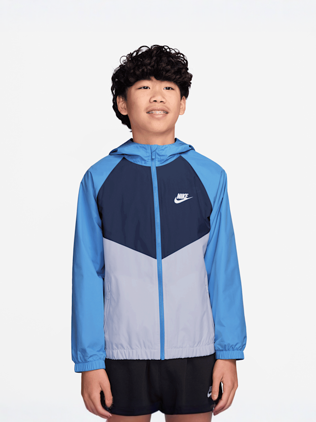 Nike, Sportswear Repel Windrunner Hooded Jacket, blue, Image 1 of 3