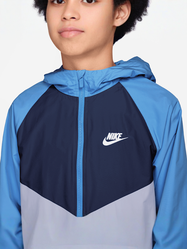 Nike, Sportswear Repel Windrunner Hooded Jacket, blue, Image 3 of 3