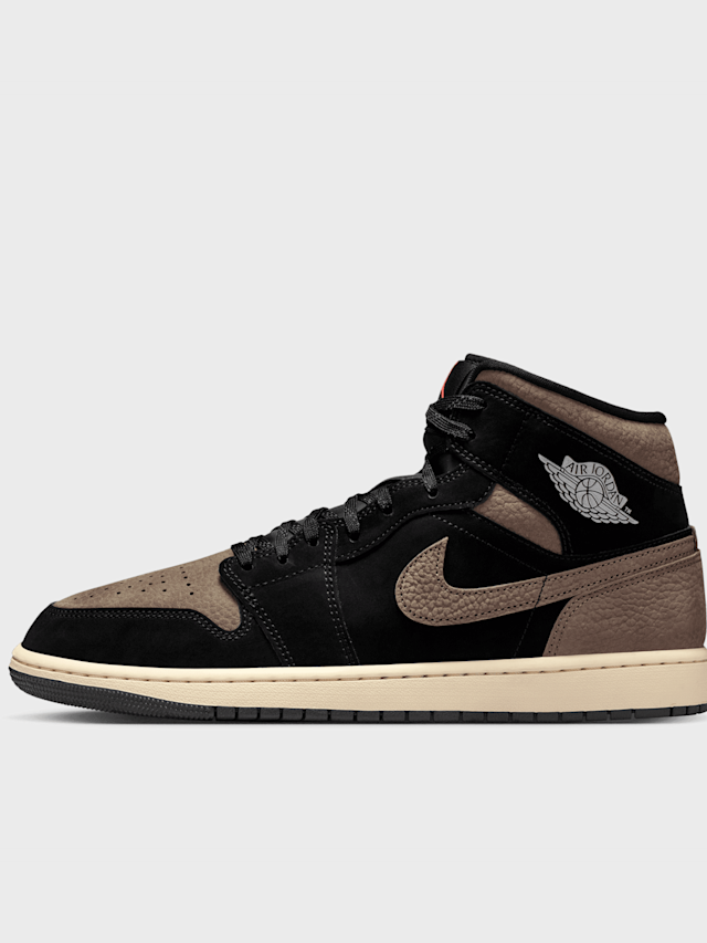 Jordan, Air Jordan 1 Mid SE summit white/blue chill-black, black, Image 1 of 8