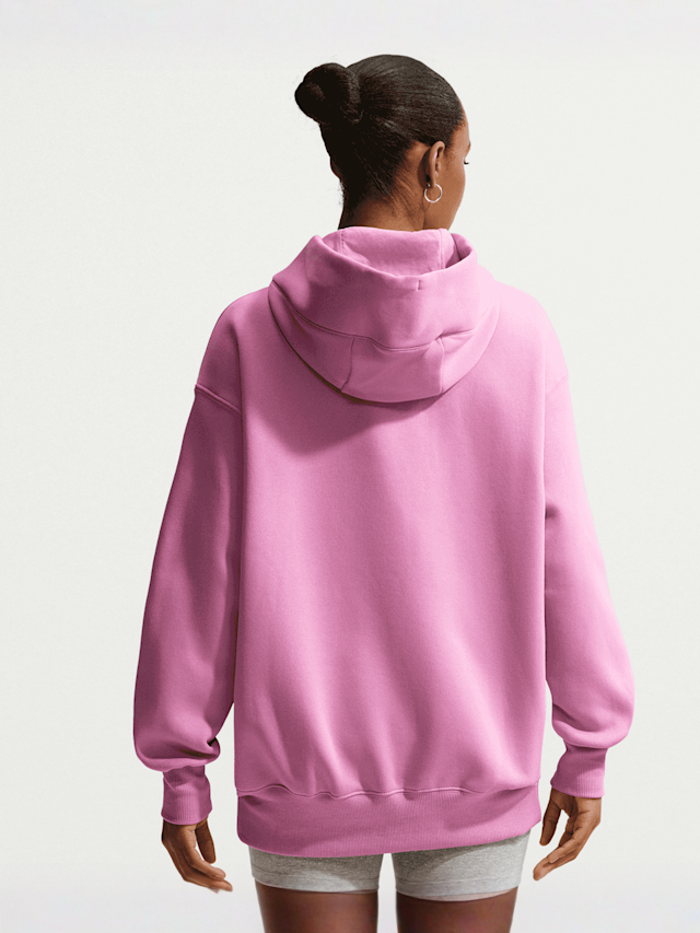 Nike, Sportswear Phoenix Fleece Oversized Hoodie, Pink, Image 2 of 5