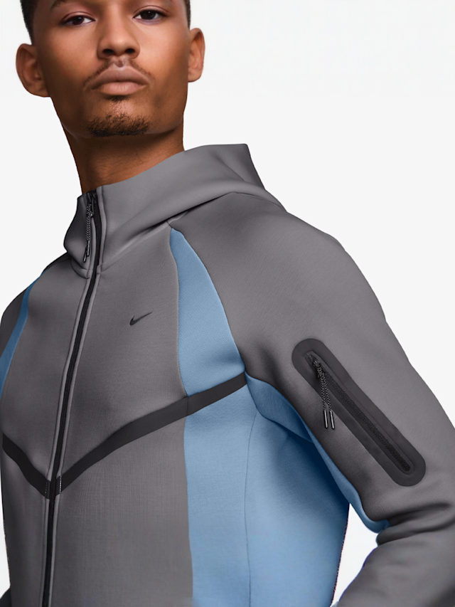 Nike, Tech Fleece Pro Windrunner Full Zip Jacket, grijs, Afbeelding 3 van 3
