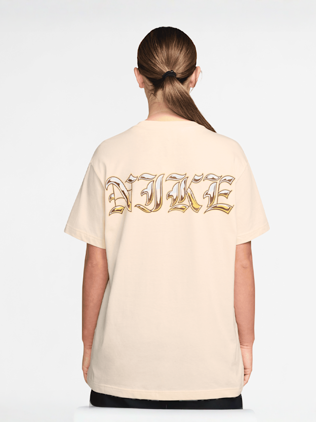 Nike, Sportswear Classic Short Sleeve Tee, beige, Image 2 of 3