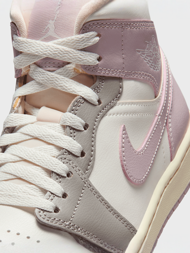 Jordan, WMNS Air Jordan 1 Mid, white, Image 7 of 8