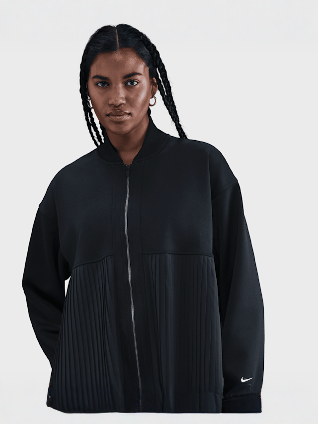 Nike, Sportswear Pleated Jacket, black, Image 3 of 6