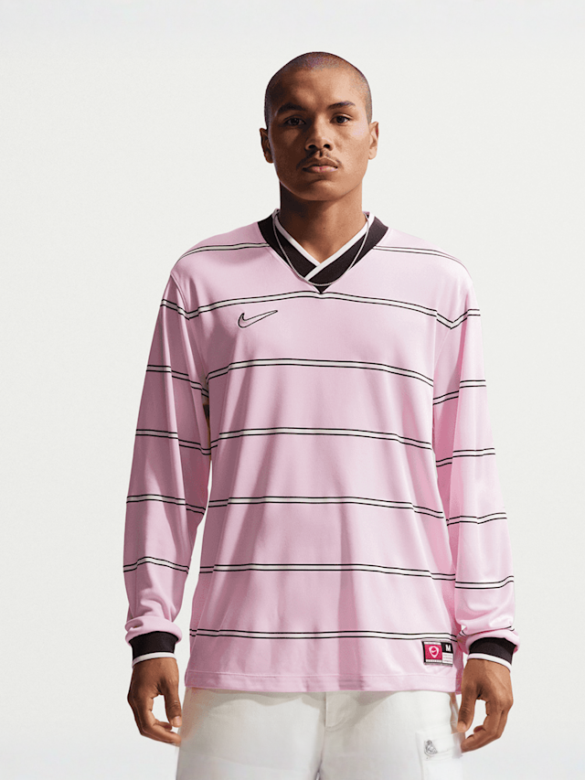 Nike, Energy Dri-FIT Long-Sleeve Soccer Top, Pink, Image 1 of 5