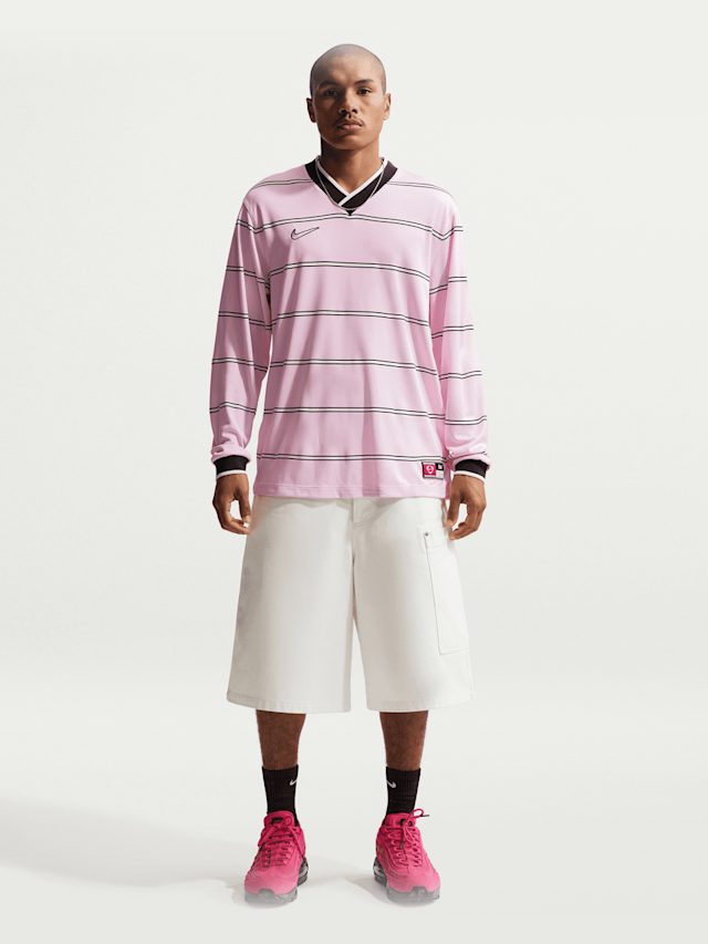 Nike, Energy Dri-FIT Long-Sleeve Soccer Top, Pink, Image 5 of 5