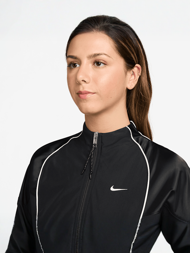 Nike, Sportswear Shrunken Track Jacket, zwart, Afbeelding 3 van 3