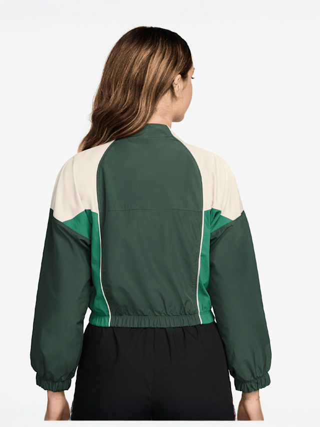 Nike, Sportswear Shrunken Track Jacket, green, Image 2 of 3