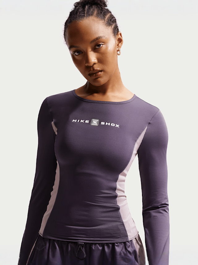 Nike, Sportswear Shox, purple, Image 1 of 4