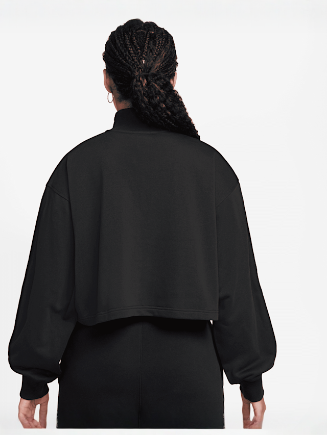 Jordan, Brooklyn Fleece French Terry Quarter Zip Hike Mike, black, Image 2 of 3