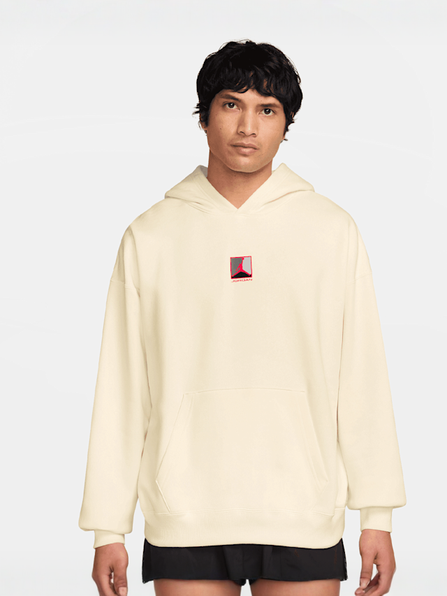Jordan, Brooklyn Graphic Hooded Pullover, beige, Image 1 of 3