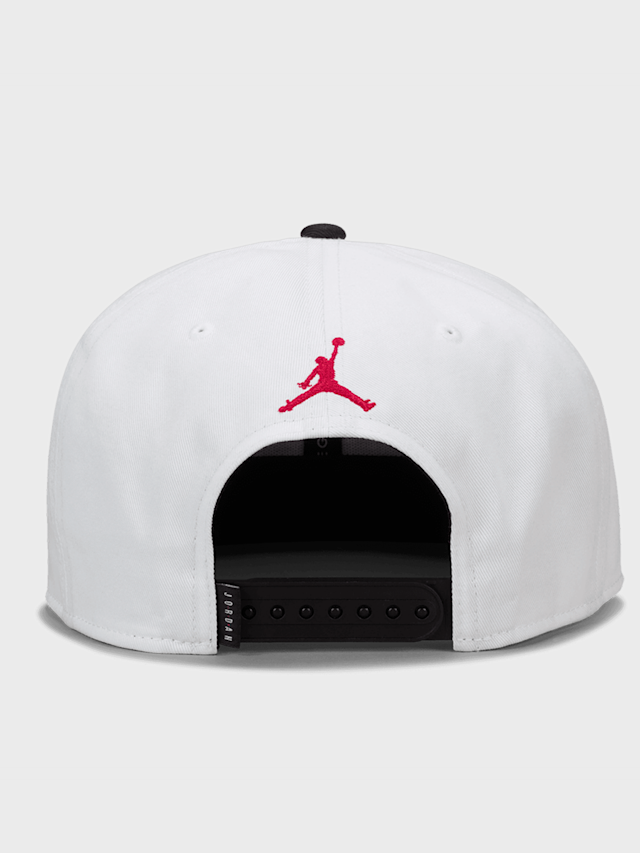 Jordan, Pro Structured Flat Bill Hat, white, Image 3 of 6