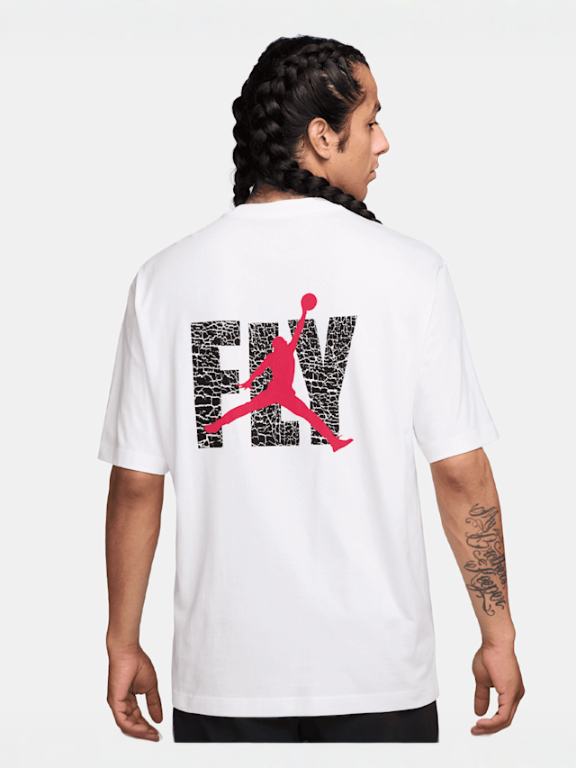 Jordan, ELE Graphic Shortsleeve Crew, white, Image 2 of 3