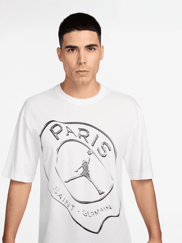 Jordan, PSG Dri-FIT Practice Tee, white, Image 3 of 3