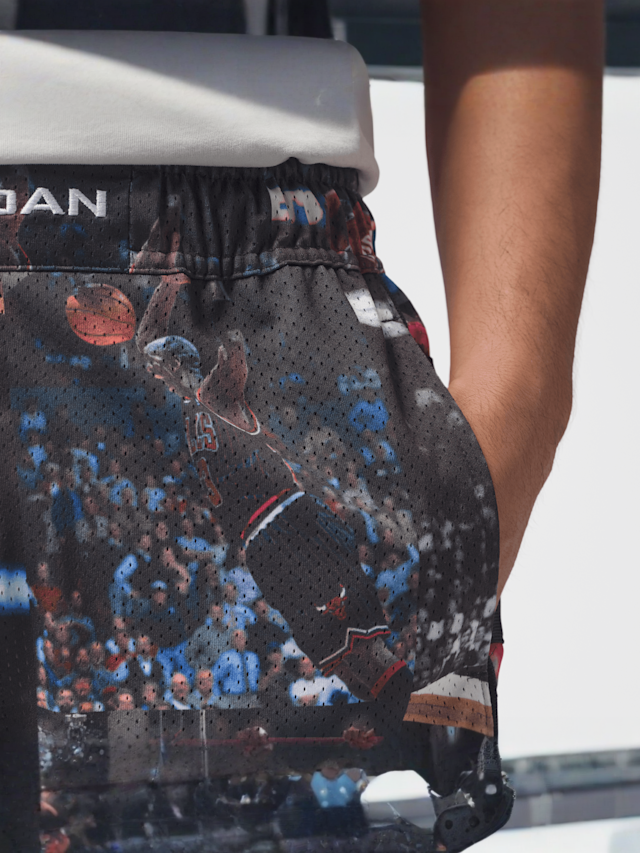 Jordan, Flight Printed Cat Scratch Shorts, multi-colour, Image 4 of 6