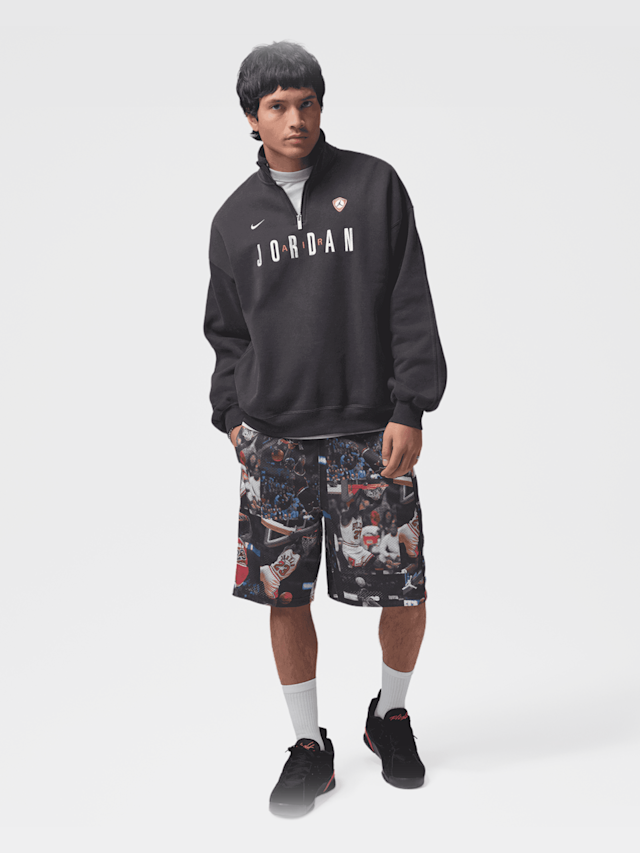 Jordan, Flight Printed Cat Scratch Shorts, multi-colour, Image 6 of 6