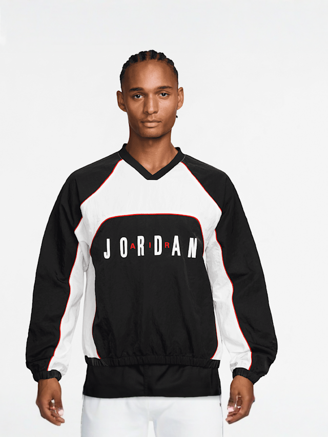 Jordan, Flight Longsleeve Warm Up Top, black, Image 1 of 3