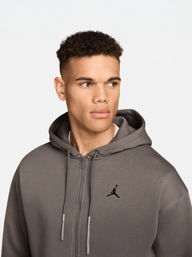 Jordan, Brooklyn Oversized Full Zip Hoodie, grey, Image 3 of 3