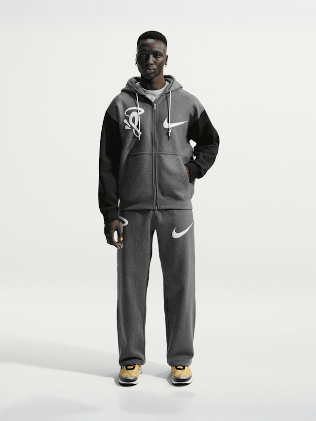 Nike  , Solo Swoosh x Central Cee Fleece Hoodie, grey, Image 6 of 6